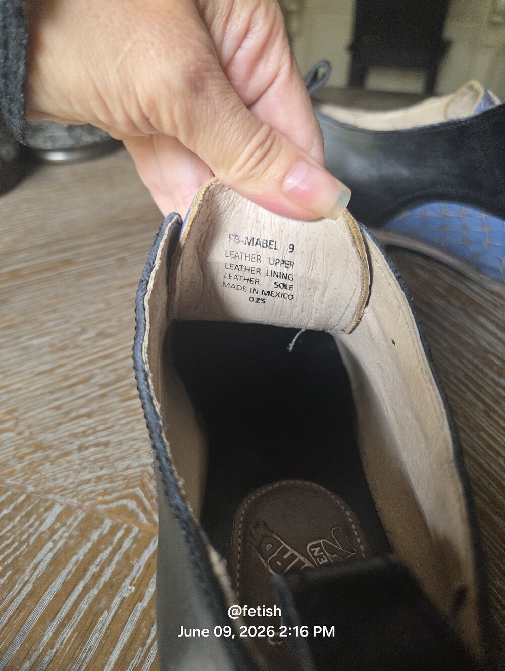 Freebird Mabel Leather Croc Embossed Slip On Shoes Designer Handmade #90 - Picture 10 of 16